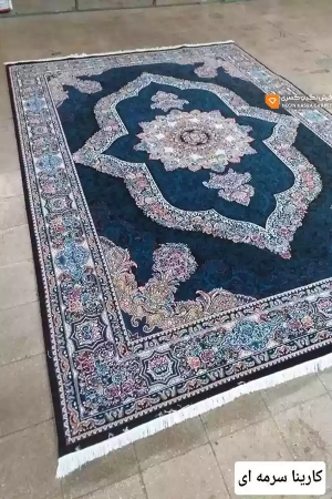 فرش کارینا 440 شانه نگین کسری کاشان